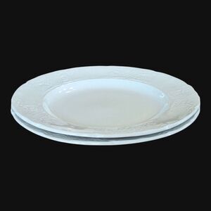 Johnson Brothers Set of 2 Richmond White Salad Plate Bread & Butter Dessert